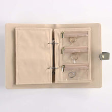 Load image into Gallery viewer, Luxury Leather Portable Jewelry Storage Book