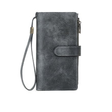 Load image into Gallery viewer, RFID Tri-fold Large Capacity Long Wallet