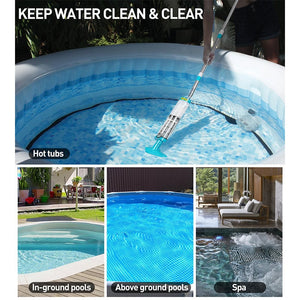 US Standard - 3in1Cordless Rechargeable Powerful Motor Swimming Pool Vacuum Cleaner