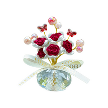 Load image into Gallery viewer, Crystal Rose Car Ornament