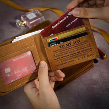 Load image into Gallery viewer, Engraved Genuine Leather Wallet