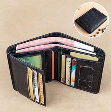 Load image into Gallery viewer, RFID Tri-Fold Retro Wallet