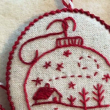 Load image into Gallery viewer, Hand Embroidery Christmas Ornaments Kit