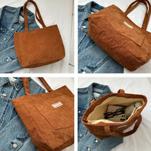 Load image into Gallery viewer, Corduroy Tote Bag