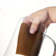 Load image into Gallery viewer, Large Glass Cup withLid &amp; Straw