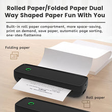 Load image into Gallery viewer, Portable Wireless Bluetooth Thermal Printer