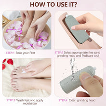Load image into Gallery viewer, Dual Head Electric Feet Callus Remover