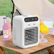 Load image into Gallery viewer, Portable 3-In-1 Cooling Fan with 2-Speed Mist