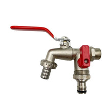 Load image into Gallery viewer, Zinc Alloy Dual Outlet Faucet for Gardening