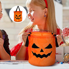 Load image into Gallery viewer, Personalized Glowing Pumpkin Tote