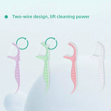Load image into Gallery viewer, Disposable Floss Picks Twin-Line