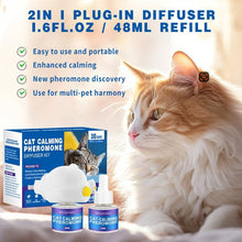 Load image into Gallery viewer, Pet Calming Pheromone Diffuser Set (Cat &amp; Dog Versions)