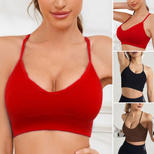Load image into Gallery viewer, Knitted Cross Backless Bra
