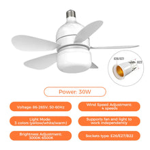 Load image into Gallery viewer, Ceiling Fan with LED Light