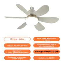 Load image into Gallery viewer, Ceiling Fan with LED Light