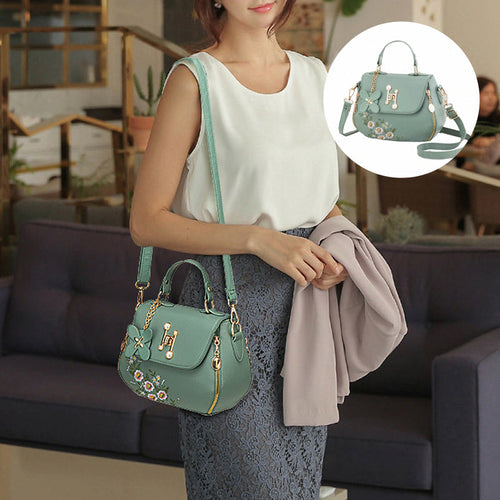 Fashion Embroidered Bucket Bag