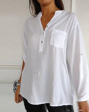 Load image into Gallery viewer, Sequin patchwork loose casual top