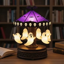 Load image into Gallery viewer, Edition Halloween Spinning Ghost Night Light