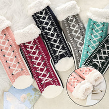 Load image into Gallery viewer, Ultra-thick Cashmere Slipper Home Socks