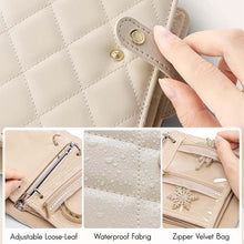 Load image into Gallery viewer, Luxury Leather Portable Jewelry Storage Book