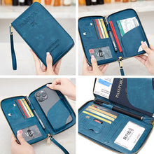 Load image into Gallery viewer, Multi-Functional RFID Passport Wallet