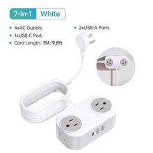 Load image into Gallery viewer, Sakerplus Compact Travel Power Strip