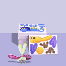 Load image into Gallery viewer, DIY 3D Creative Insect Paper Jigsaw Puzzle
