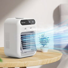 Load image into Gallery viewer, Portable 3-In-1 Cooling Fan with 2-Speed Mist