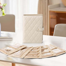 Load image into Gallery viewer, Luxury Leather Portable Jewelry Storage Book