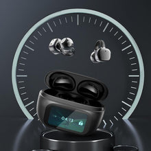 Load image into Gallery viewer, Clip-On Ear LCD Full Color Touchscreen Audio Wireless Headphones
