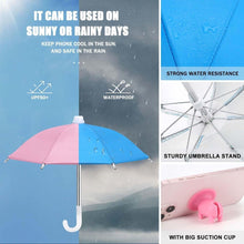 Load image into Gallery viewer, Phone Umbrella Suction Cup Stand for Sun