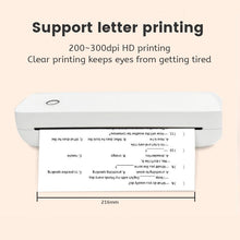 Load image into Gallery viewer, Portable Wireless Bluetooth Thermal Printer