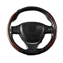 Load image into Gallery viewer, Universal Laser Carbon Fiber Pattern Steering Wheel Cover