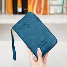 Load image into Gallery viewer, Multi-Functional RFID Passport Wallet