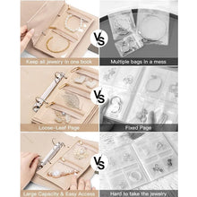 Load image into Gallery viewer, Luxury Leather Portable Jewelry Storage Book