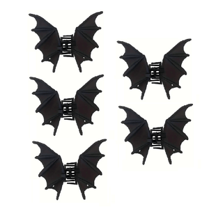 Matte Black Bat Hair Claw
