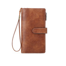 Load image into Gallery viewer, RFID Tri-fold Large Capacity Long Wallet