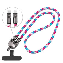 Load image into Gallery viewer, 2-in-1 Fast Charging Data Cable ＆ Phone Lanyard