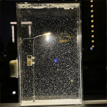 Load image into Gallery viewer, Snowy Night Street Lamp DIY Materials Street Flowing Lamp