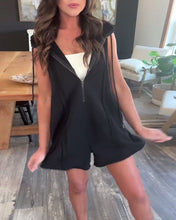 Load image into Gallery viewer, Sleeveless Zipper Solid Color Jumpsuit
