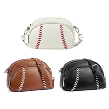 Load image into Gallery viewer, Baseball shaped shoulder bag