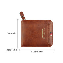 Load image into Gallery viewer, Compact Zip Wallet