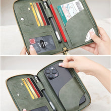 Load image into Gallery viewer, Multi-Functional RFID Passport Wallet