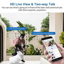 Load image into Gallery viewer, Wireless Smart Doorbell Camera – Outdoor Surveillance with HD Night Vision