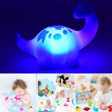 Load image into Gallery viewer, Glowing Dinosaur Shaped Bath Toy