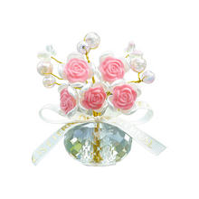Load image into Gallery viewer, Crystal Rose Car Ornament