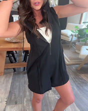 Load image into Gallery viewer, Sleeveless Zipper Solid Color Jumpsuit