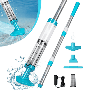 US Standard - 3in1Cordless Rechargeable Powerful Motor Swimming Pool Vacuum Cleaner
