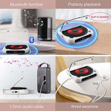 Load image into Gallery viewer, Portable Bluetooth-compatible CD Player