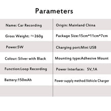 Load image into Gallery viewer, SAKER Front &amp; Rear Dashcam